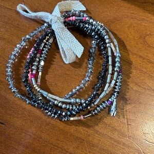 Elegant Multi-Color Beaded Bracelet Set